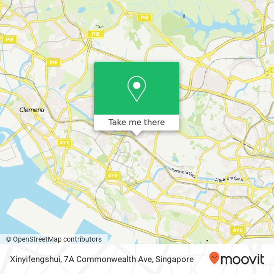 Xinyifengshui, 7A Commonwealth Ave map