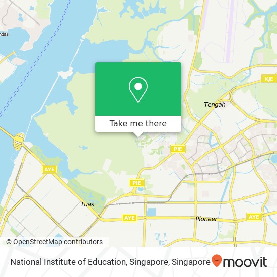 National Institute of Education, Singapore map