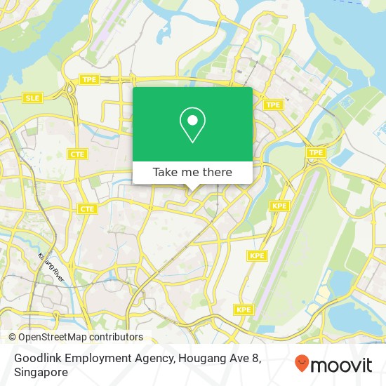 Goodlink Employment Agency, Hougang Ave 8 map