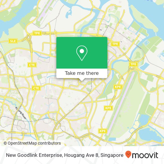 New Goodlink Enterprise, Hougang Ave 8 map