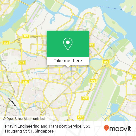 Pravin Engineering and Transport Service, 553 Hougang St 51 map