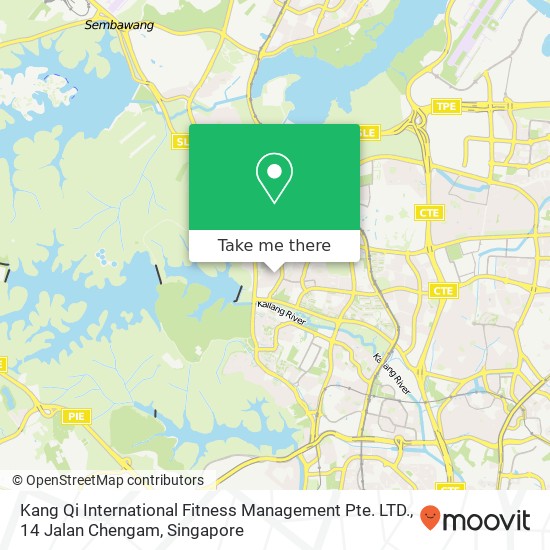 Kang Qi International Fitness Management Pte. LTD., 14 Jalan Chengam map