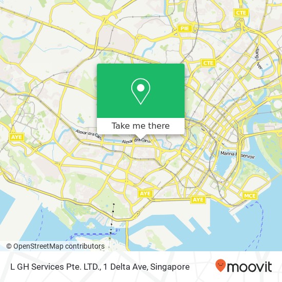 L GH Services Pte. LTD., 1 Delta Ave map