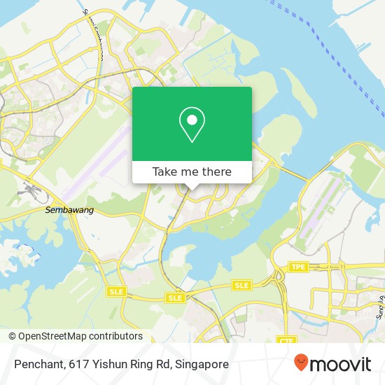Penchant, 617 Yishun Ring Rd地图