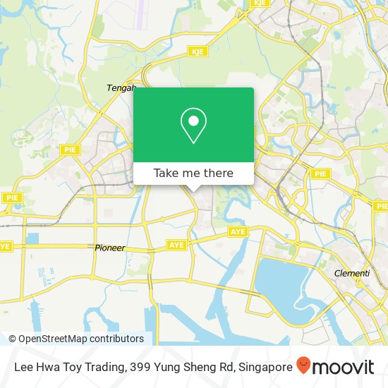 Lee Hwa Toy Trading, 399 Yung Sheng Rd map