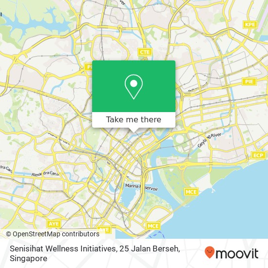 Senisihat Wellness Initiatives, 25 Jalan Berseh map