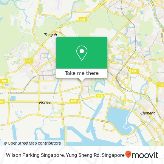 Wilson Parking Singapore, Yung Sheng Rd地图