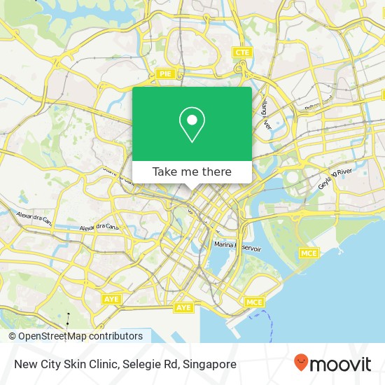 New City Skin Clinic, Selegie Rd map