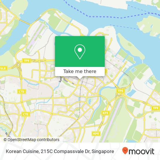 Korean Cuisine, 215C Compassvale Dr map
