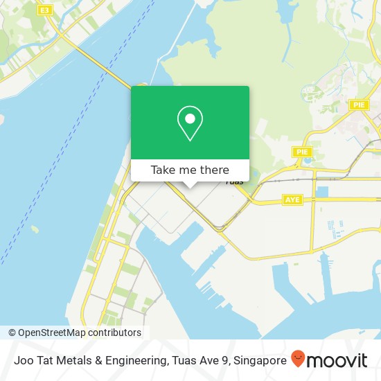 Joo Tat Metals & Engineering, Tuas Ave 9 map