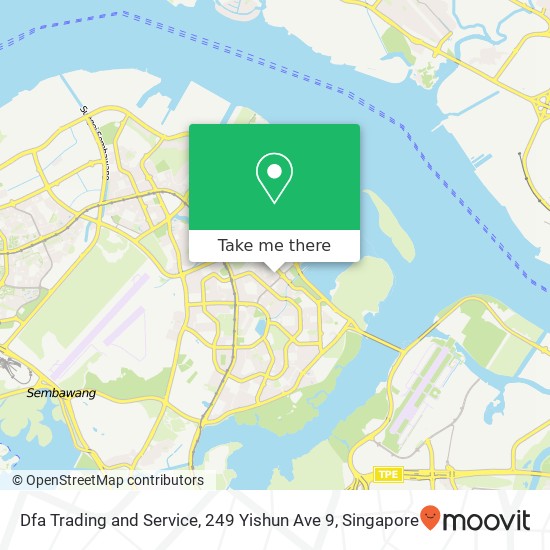Dfa Trading and Service, 249 Yishun Ave 9 map