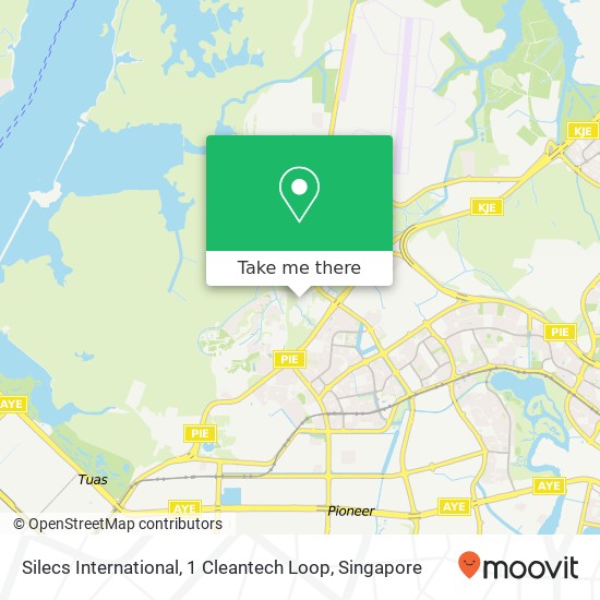 Silecs International, 1 Cleantech Loop map