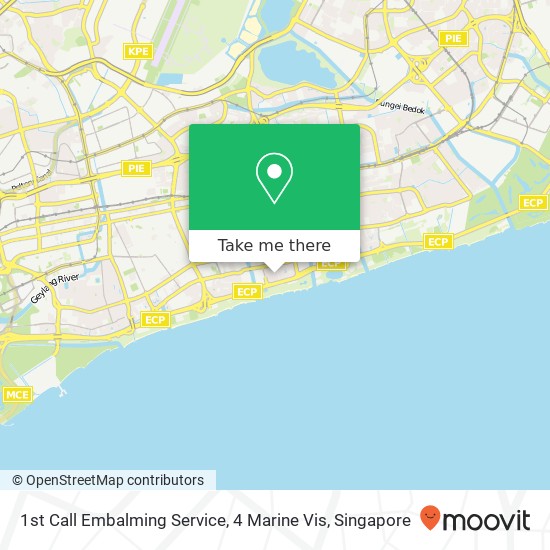 1st Call Embalming Service, 4 Marine Vis地图