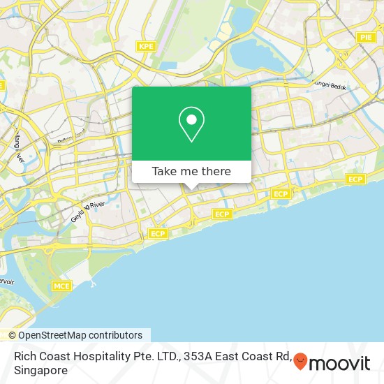 Rich Coast Hospitality Pte. LTD., 353A East Coast Rd map