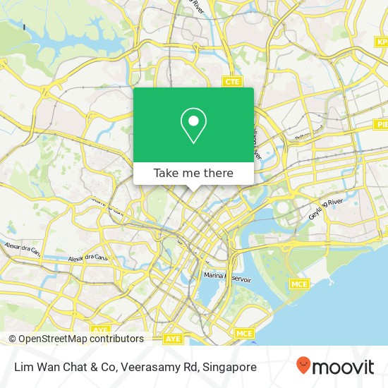 Lim Wan Chat & Co, Veerasamy Rd地图