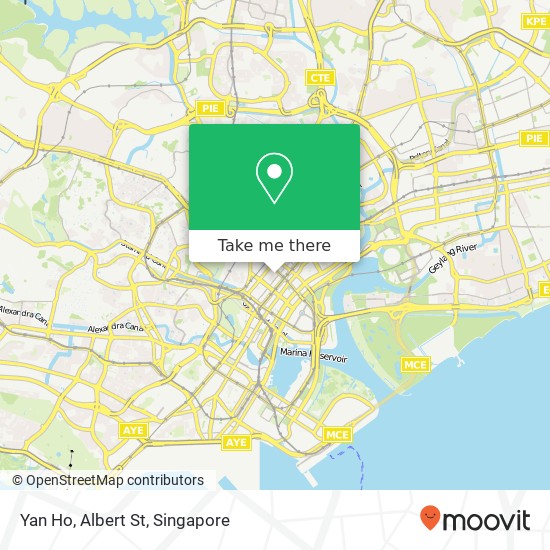 Yan Ho, Albert St地图