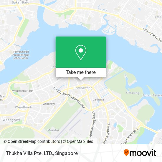 Thukha Villa Pte. LTD.地图