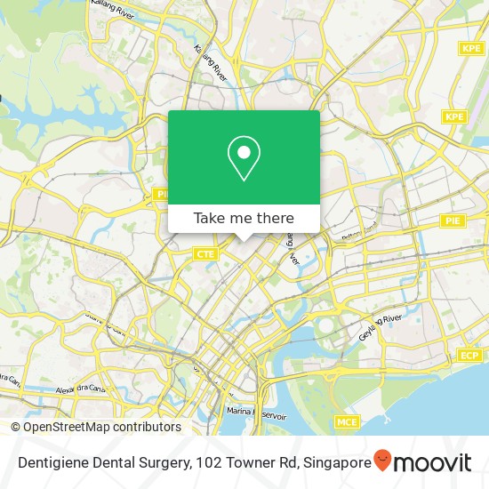 Dentigiene Dental Surgery, 102 Towner Rd map