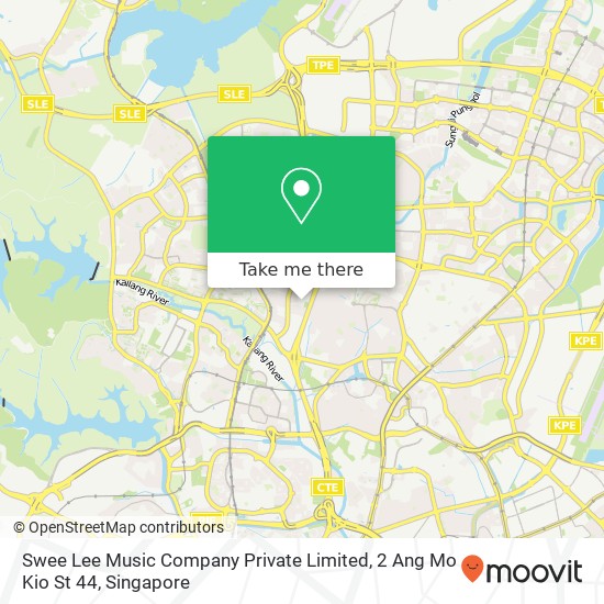 Swee Lee Music Company Private Limited, 2 Ang Mo Kio St 44 map