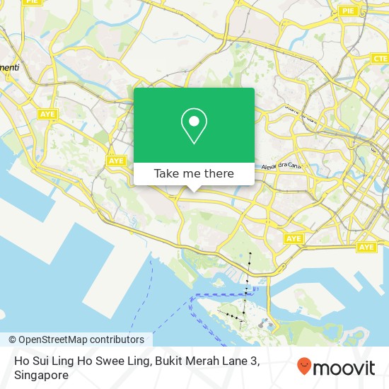 Ho Sui Ling Ho Swee Ling, Bukit Merah Lane 3 map