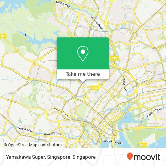 Yamakawa Super, Singapore map