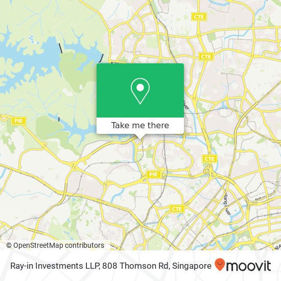 Ray-in Investments LLP, 808 Thomson Rd地图