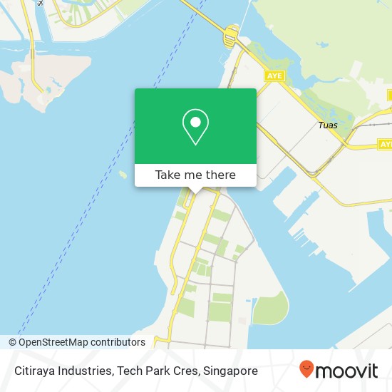 Citiraya Industries, Tech Park Cres map