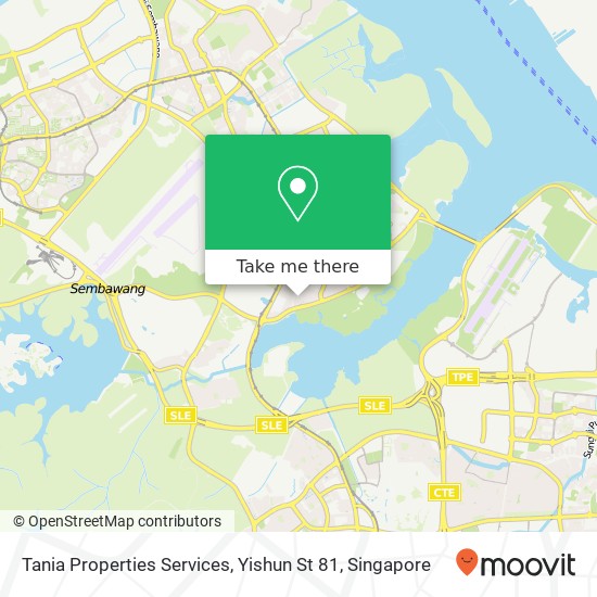 Tania Properties Services, Yishun St 81 map