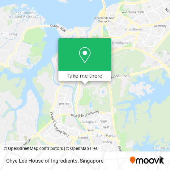 Chye Lee House of Ingredients map