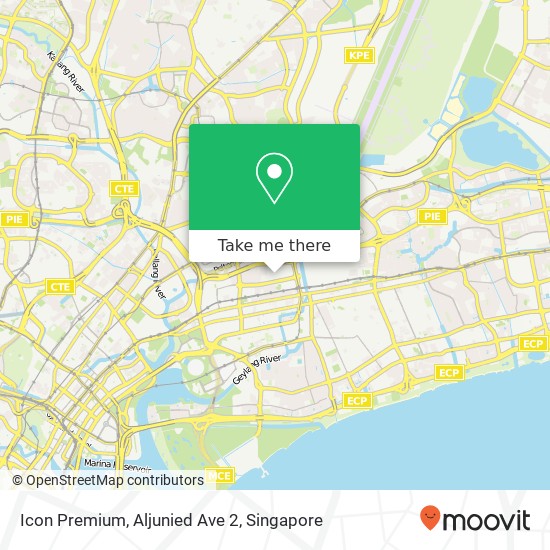 Icon Premium, Aljunied Ave 2 map