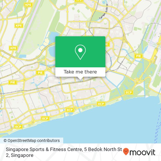 Singapore Sports & Fitness Centre, 5 Bedok North St 2地图