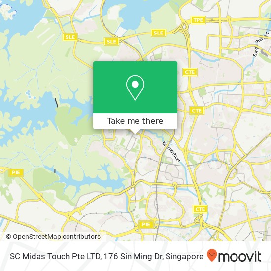 SC Midas Touch Pte LTD, 176 Sin Ming Dr地图