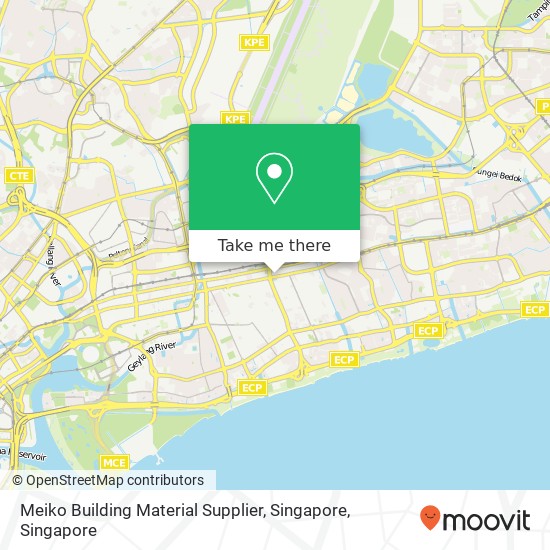 Meiko Building Material Supplier, Singapore map