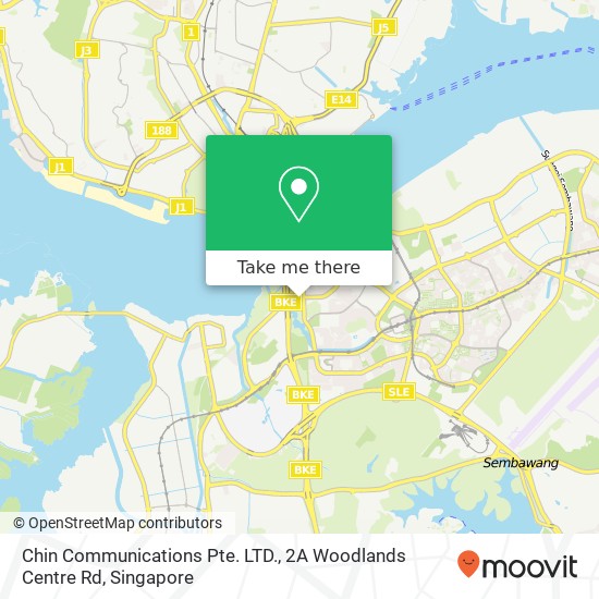 Chin Communications Pte. LTD., 2A Woodlands Centre Rd map