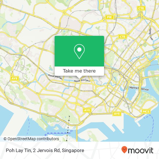 Poh Lay Tin, 2 Jervois Rd map