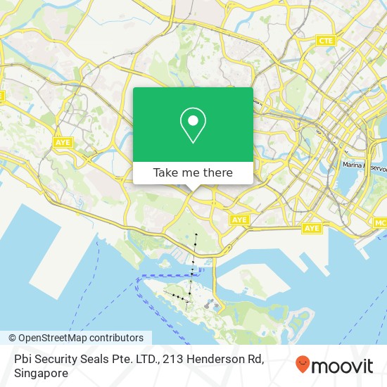 Pbi Security Seals Pte. LTD., 213 Henderson Rd地图