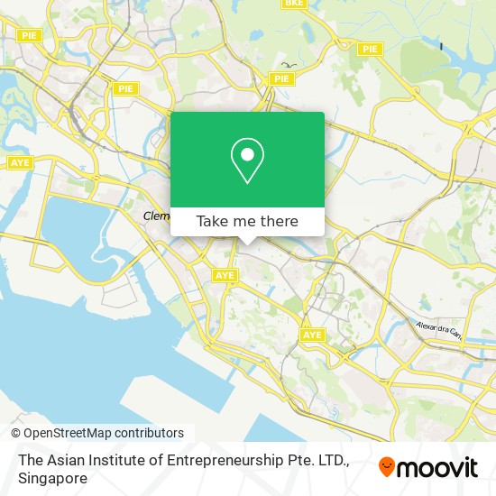 The Asian Institute of Entrepreneurship Pte. LTD. map