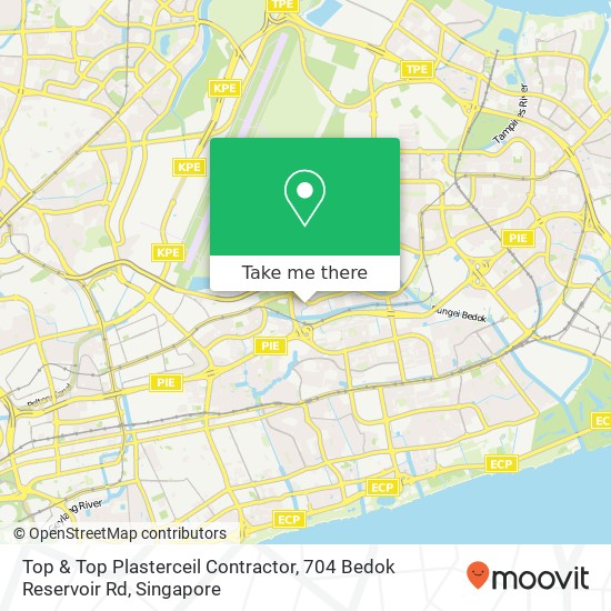 Top & Top Plasterceil Contractor, 704 Bedok Reservoir Rd map