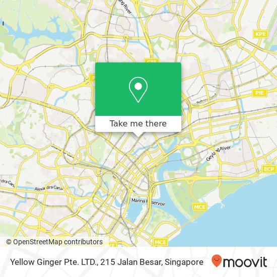 Yellow Ginger Pte. LTD., 215 Jalan Besar地图