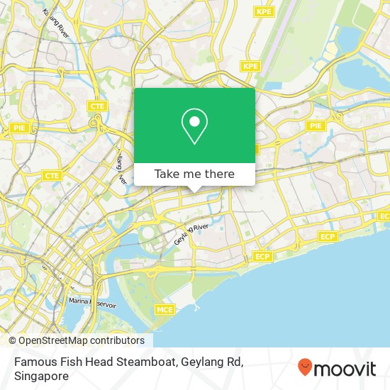 Famous Fish Head Steamboat, Geylang Rd map