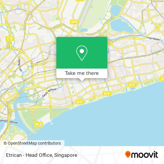 Etrican - Head Office map