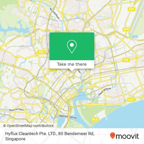 Hyflux Cleantech Pte. LTD., 80 Bendemeer Rd map