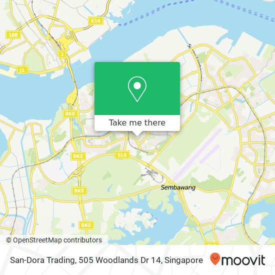 San-Dora Trading, 505 Woodlands Dr 14地图