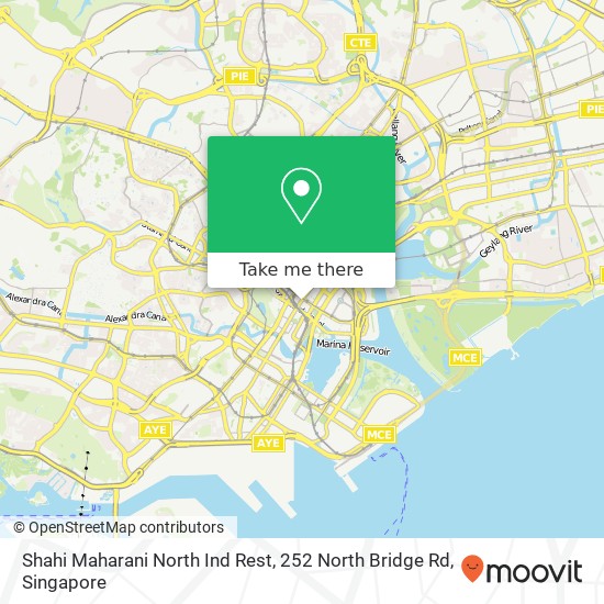 Shahi Maharani North Ind Rest, 252 North Bridge Rd map