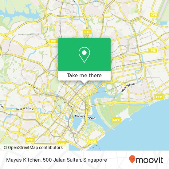 Maya's Kitchen, 500 Jalan Sultan map