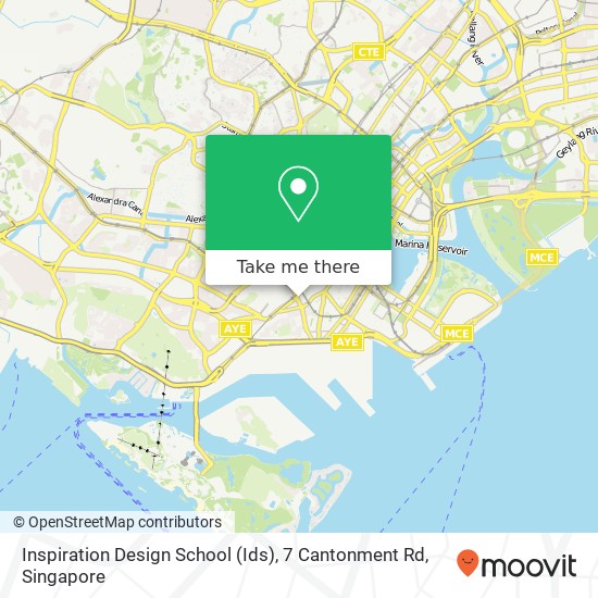 Inspiration Design School (Ids), 7 Cantonment Rd map