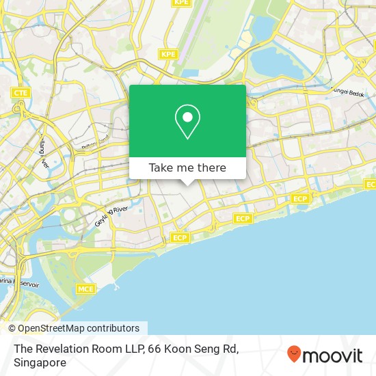 The Revelation Room LLP, 66 Koon Seng Rd地图