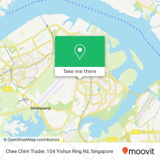 Chee Chim Trader, 104 Yishun Ring Rd地图