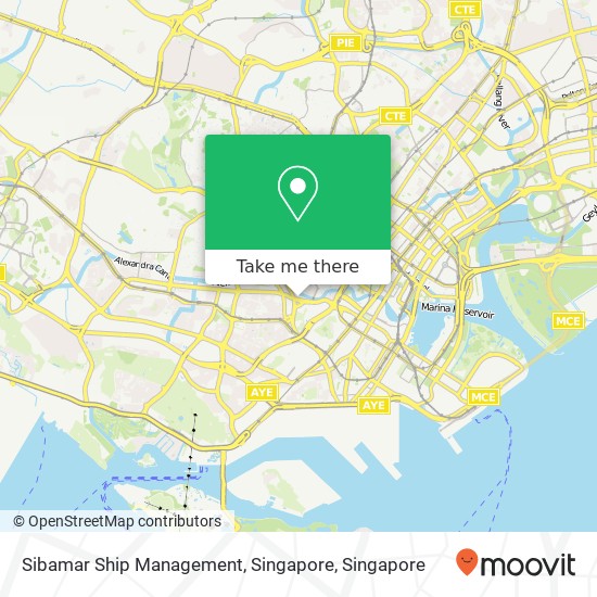 Sibamar Ship Management, Singapore map