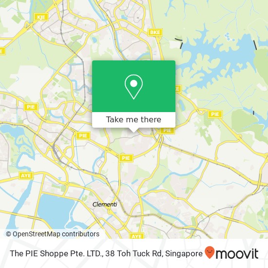 The PIE Shoppe Pte. LTD., 38 Toh Tuck Rd map